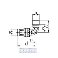  TECElogo 90*> 25  3/4"  ,  8610305