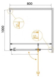   CEZARES VALVOLA (780-805x975-1000x1950) AH-1-80/100-C-Cr  , /