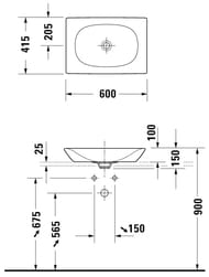  Duravit Viu 600415 .,  ,   .  2358600000