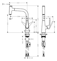  Hansgrohe Talis Select M51   220     72822800