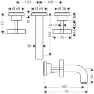  Axor Citterio 39313   ,  3 ,  , 