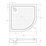    CEZARES (10001000150) ,   TRAY-A-R-100-550-15-W0