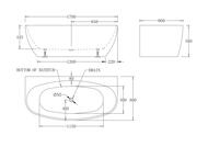   BelBagno BB83-1700-W0 (1700x800x580)  ,  