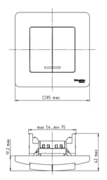  Systeme Electric BLANCA ..2- c.5  , 6 250,  BLNVS006511