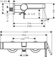  Hansgrohe Finoris 76420670  , ,  