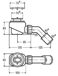  Viega Domoplex    75x40/50   45 .6928EX, 364755