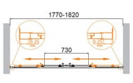   CEZARES MOLVENO (1770-1820X1950) BF-2-180-C-Cr-IV  ,  