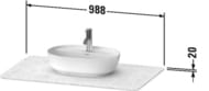  Duravit Luv 988x59520 , 1 ,  LU9469B3333