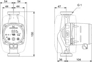   GRUNDFOS New ALPHA2 15-40 130,  ,  99411107