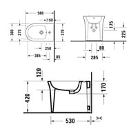   Duravit White Tulip 2293100000 370580 , .  , , 