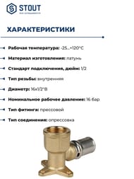  STOUT 1/2"16  . , ,  SFP-0018-001216