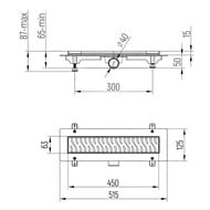   Paini Harmony L=450  D40,  ,  , CH450HN