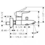  Hansgrohe Metris 31480000  / , 