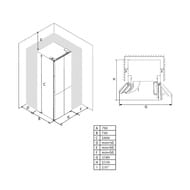  Korting KNFM 84799 GN (7901800730) Side-by-Side 4-, Full No Frost,  