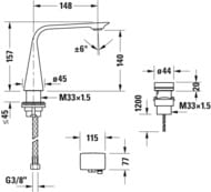    Duravit D.1 M ,   t,  ,  D11100008010