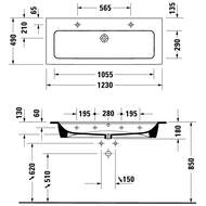  DURAVIT ME by Starck 1230490 2   ,  2361120024