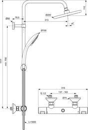 Ideal Standard CERATHERM T25   A7208AA     