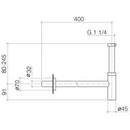  Dornbracht 10060970-00   1 1/4" 