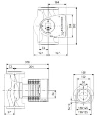   GRUNDFOS MAGNA3 50-120 F 280 1x230V PN16 97924291