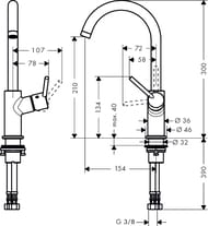  Hansgrohe Talis 32082000     , 