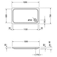   Duravit D-Code 1200700    720094000000001