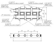   Gidruss MKSS-100-4DU.EPP  100 , 2  1 1/4", 2+2, EPP-