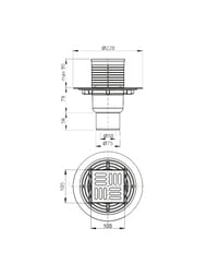   Alcaplast APV2321 (105x105/50/75)  , .,  .