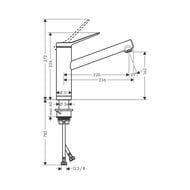  Hansgrohe Zesis M33 1jet   160,    ,  74805000