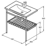  Ideal Standard i life B Vanity 810510180   , ,  T460401