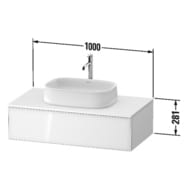    Duravit Zencha 2811000550, ,  / ZE4811030800000