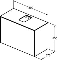    Ideal Standard CONCA (800x373x550) 2 , ,    T3935Y1