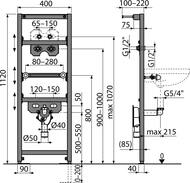     ALCAPLAST A104AVS/1120   