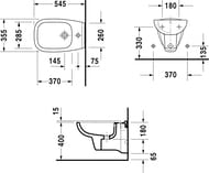   DURAVIT D-CODE 355545335   ,  22571500002