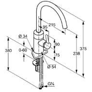    KLUDI E-GO  230V  375,  422000575