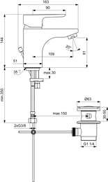 Ideal Standard CERAPLAN 3    GRANDE B0704AA    