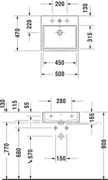  Duravit Vero Air 500470 1   ,   2350500000