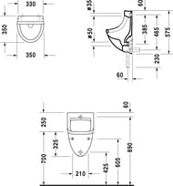  DURAVIT STARCK 3    , .  0821350000