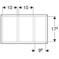    Geberit Smyle Square 323200 -, - 500.676.00.1