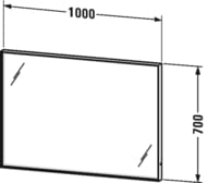  Duravit L-Cube 100070067  4- , ,  LC7382018180000