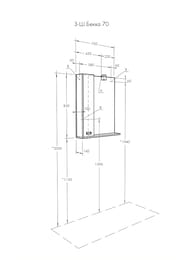   AQUATON  70 (700x140x850)  , , /  1A214702BAC20