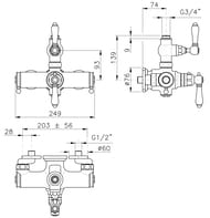  Nicolazzi Thermostatico   , ,  4917CR18