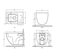   Cielo SHUI COMFORT (375550375)  Rimles,  Cemento SHCOVSK CM