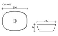   Ceramicanova Element 500380140  ,  .  .,  CN5005