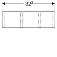    Geberit Smyle Square 323200 -, - 500.676.00.1