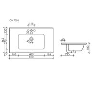   Ceramicanova Element 810465180 ,.  , . CN7005MB