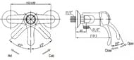    CEZARES LIRA DM-BLC , ,    1/2", /