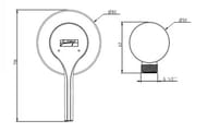  Jacob Delafon Elate E25754-CP  , , ,  .., 