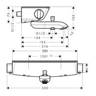  Hansgrohe Ecostat Select 13141400  / , /