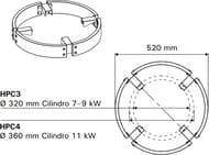   HARVIA HPC3    Cilindro 7/9 