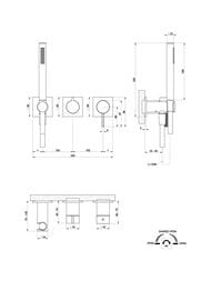    Gessi Inverso Rigato  ,2 ,  , . 73536.727